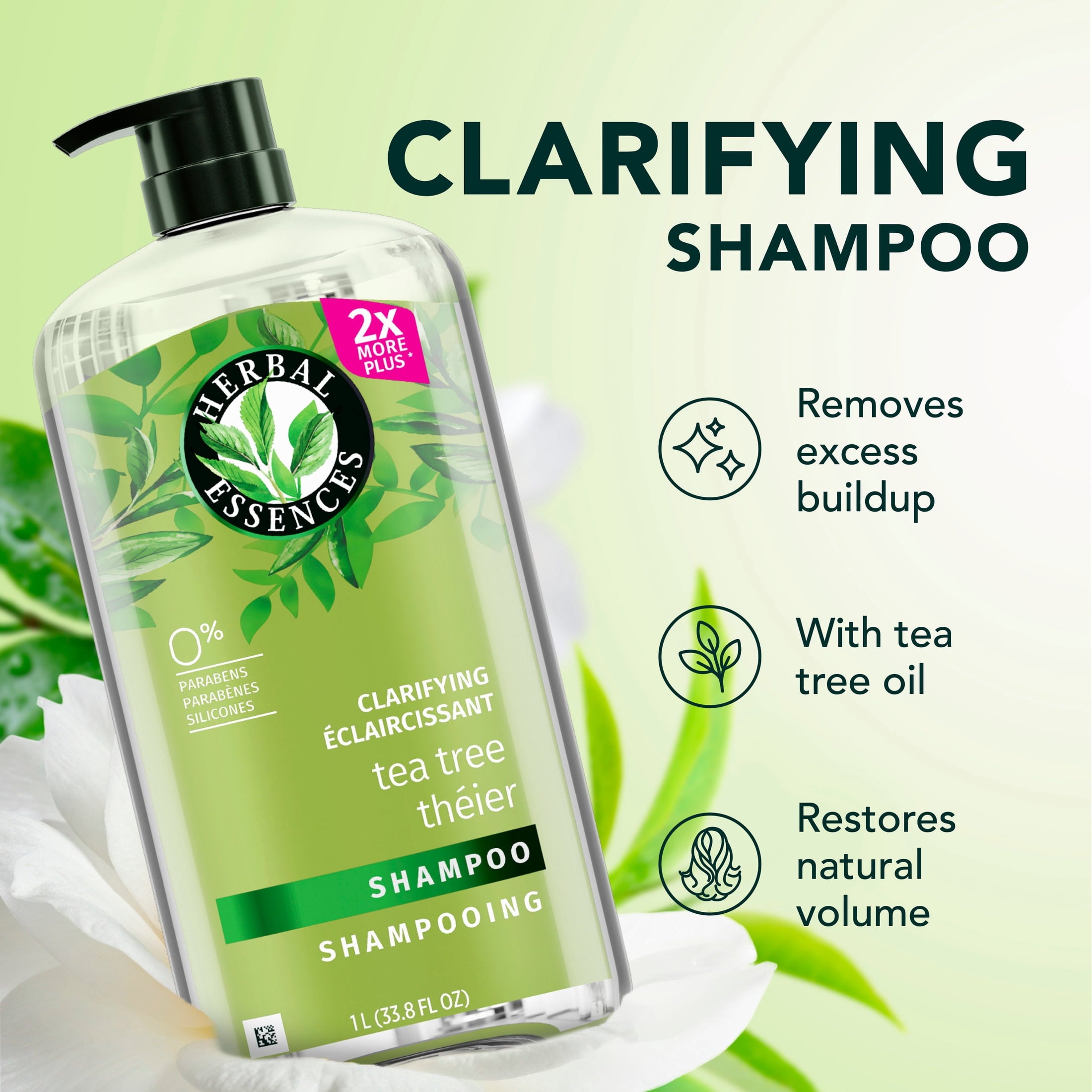 Clarifying Shampoo, Tea Tree, 33.8 fl oz