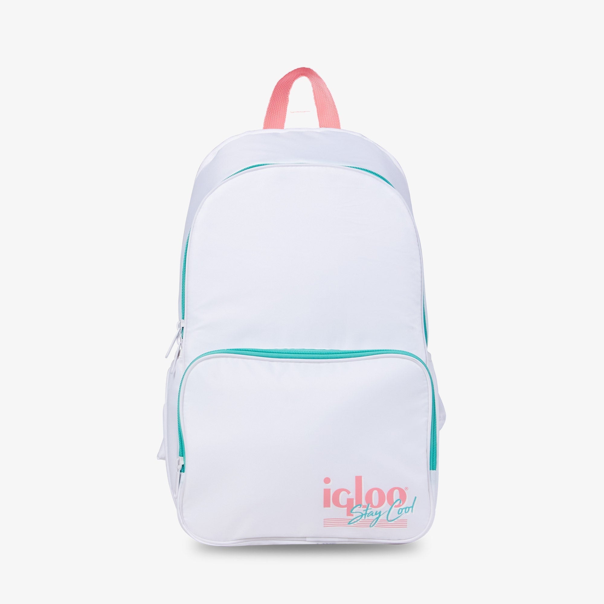 Igloo 20 can Retro Backpack Water Cooler, Pink and Jade Green