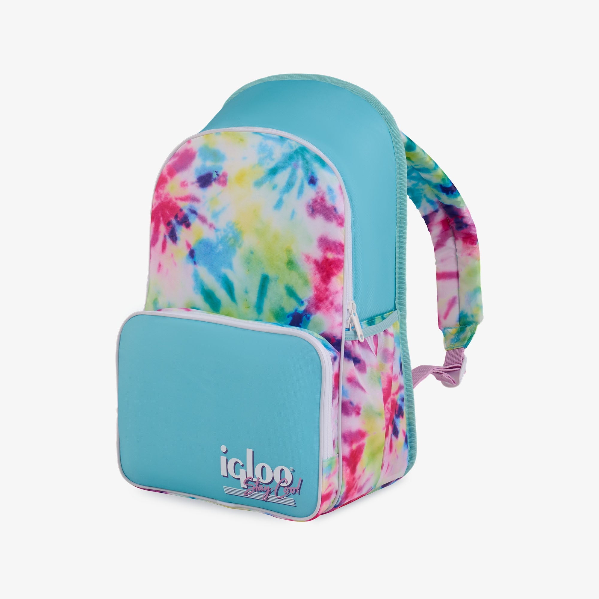 Igloo 20 can Retro Backpack Water Cooler, Pink and Jade Green