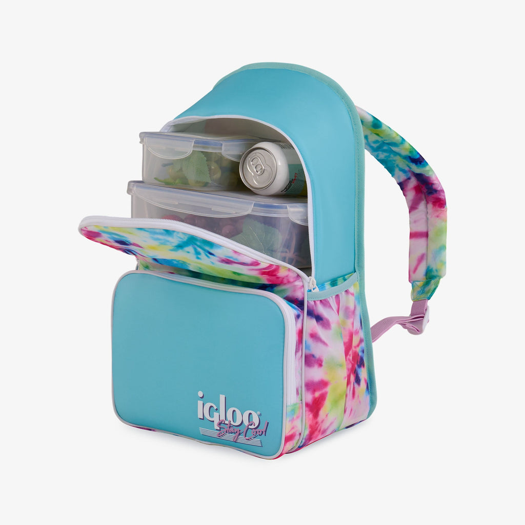 Igloo 20 can Retro Backpack Water Cooler, Pink and Jade Green