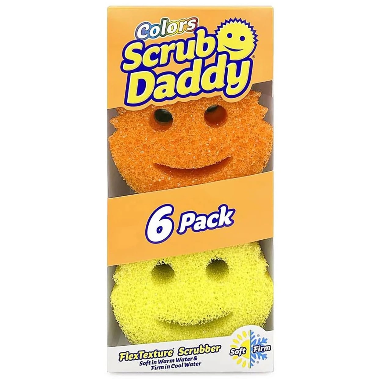 Sponges, Multiple Colors (6 Count)