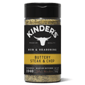 Buttery Steak and Chop Seasoning Blend with Butter and Smoky BBQ Spices, 6.4 oz