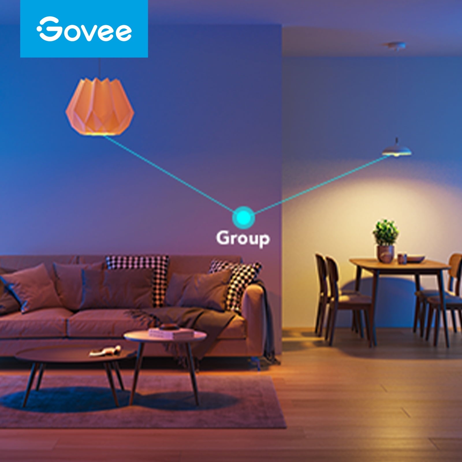 A19 Wi-Fi 1200LM RGBWW LED Smart Light Bulb, Wi-Fi &amp; Bluetooth Light Bulbs, Dimmable, Color Changing, 85W Equivalent Bulbs,4 packs