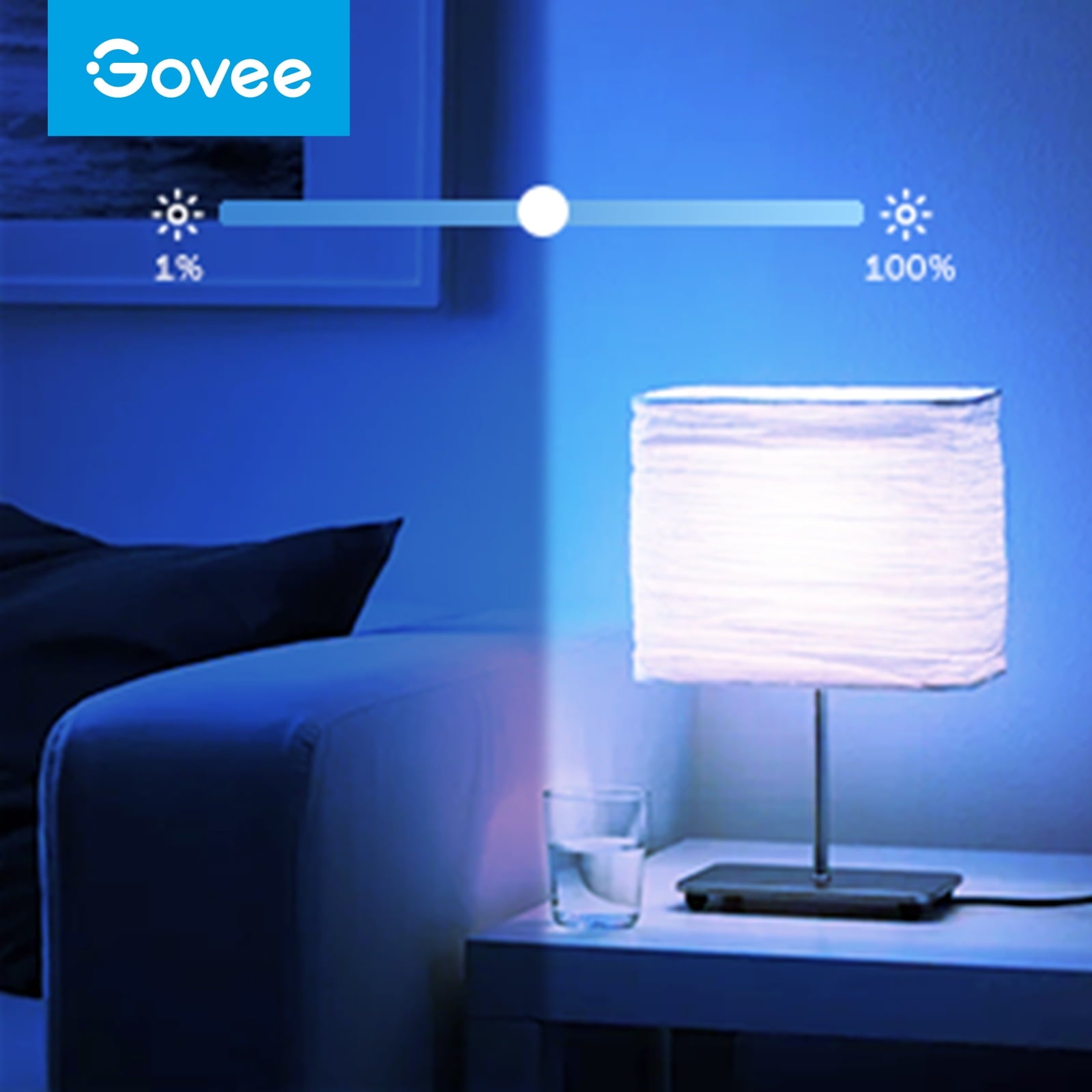 A19 Wi-Fi 1200LM RGBWW LED Smart Light Bulb, Wi-Fi &amp; Bluetooth Light Bulbs, Dimmable, Color Changing, 85W Equivalent Bulbs,4 packs