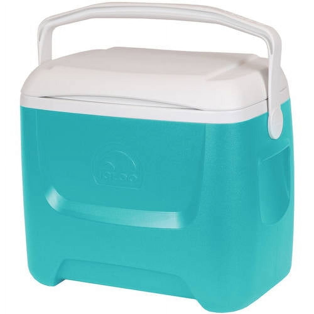 Island Breeze 28 Qt Hard-Sided Cooler with Swing-Up Handle, Blue