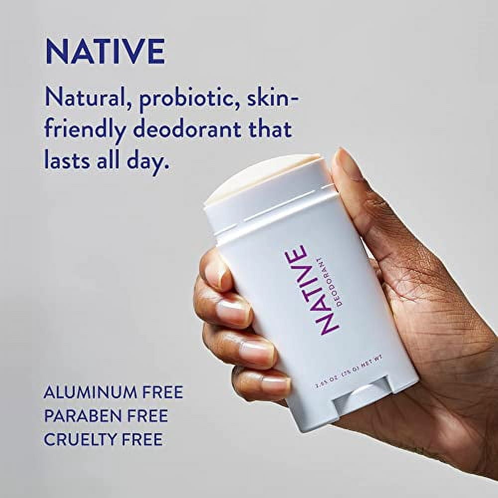 Deodorant | Natural Deodorant for Women and Men, Aluminum Free with Baking Soda, Probiotics, Coconut Oil and Shea Butter | Lavender &amp; Rose