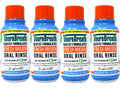 4 Pack - TheraBreath Fresh Breath Mouthwash, Icy Mint, Alcohol-Free, Travel Size, 3 fl oz