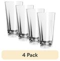 (4 pack) Luciana 16 oz Glass Tumbler