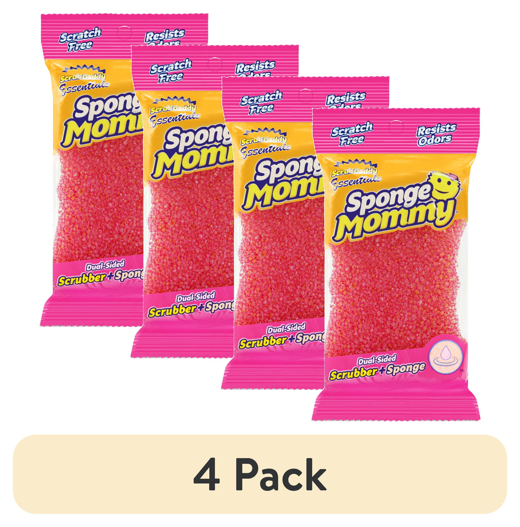 Essentials Cleaning Mommy, Scrubbing Pad, Pink, 1 Count