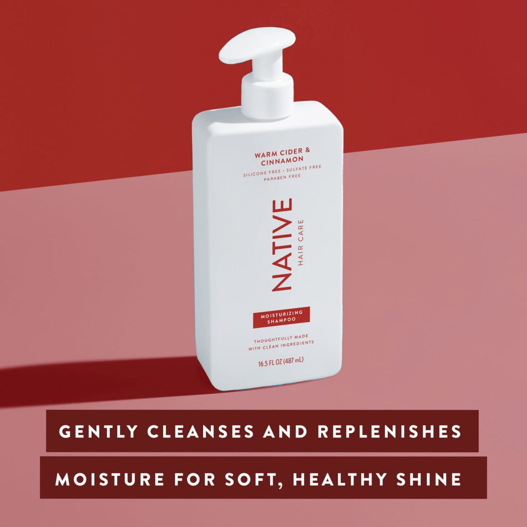 Moisturizing Shampoo, Warm Cider &amp; Cinnamon, Sulfate Free, Paraben Free, 16.5 fl. oz