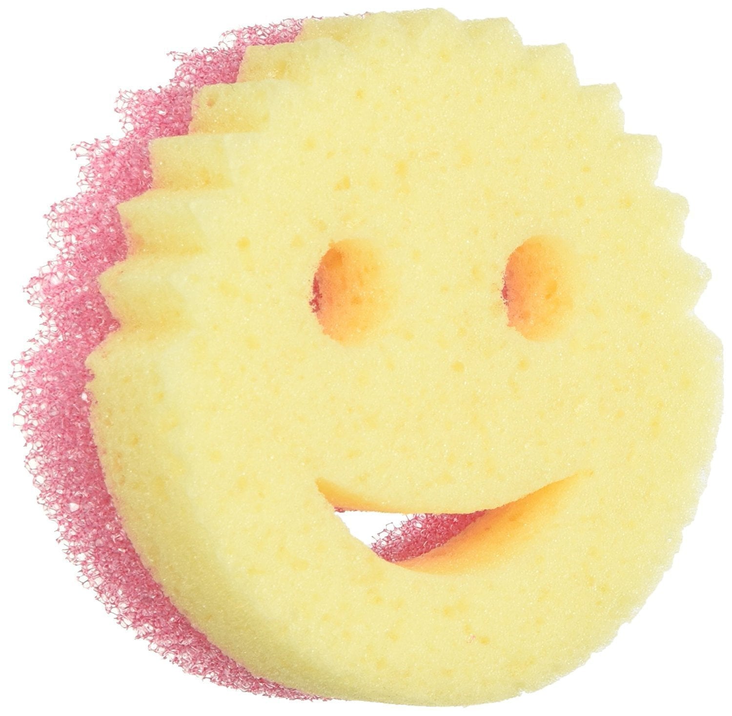 Scrub Mommy Sponge, Pink, 2 Pack, Soft in Warm Water, Firm in Cold