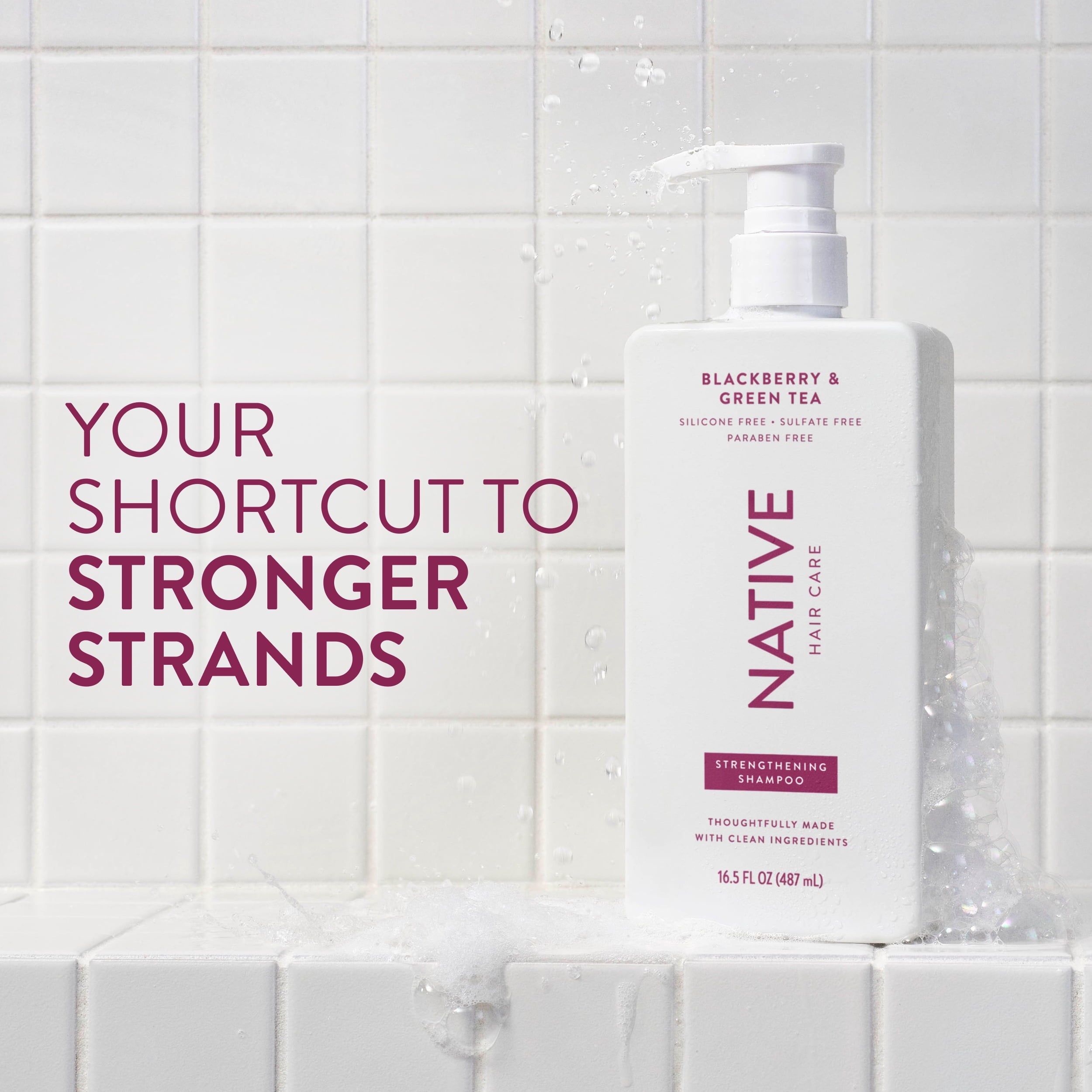 Strengthening Shampoo Blackberry and Green Tea 16.5 fl oz