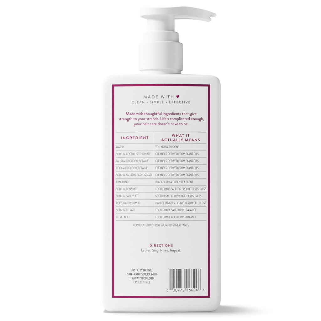 Strengthening Shampoo Blackberry and Green Tea 16.5 fl oz