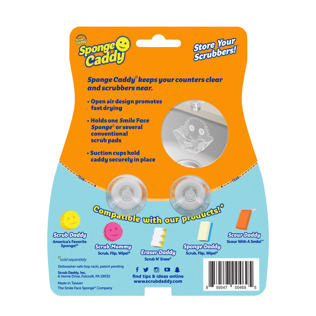 Sponge Caddy Suction Sink Caddy for Multipurpose Cleaning Sponge