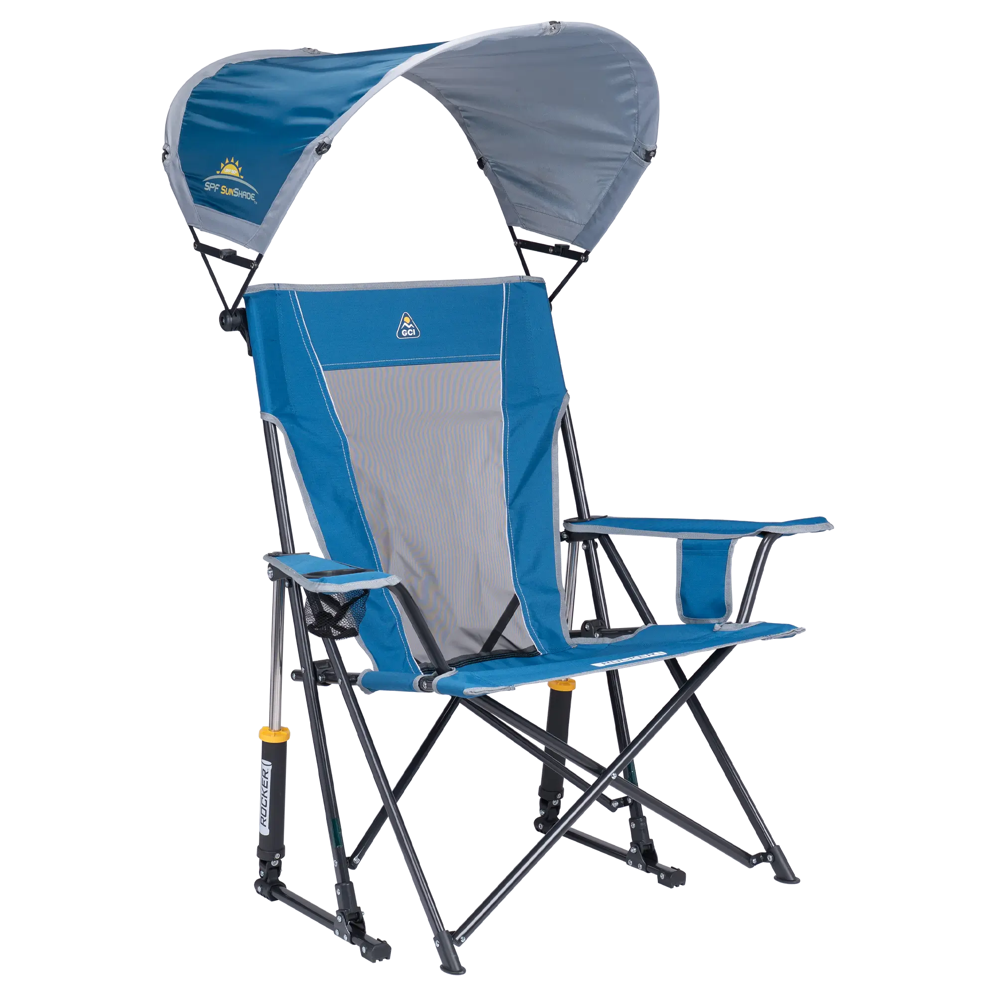 SunShade Rocker, Neptune Blue, Front Right