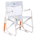 Side angle of snow camo freestyle rocker elite.