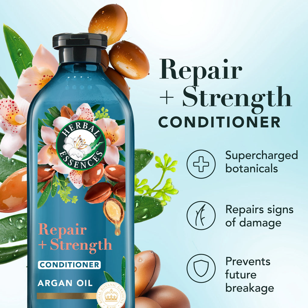 Repair + Strength Argan Oil Conditioner, Paraben-Free, 13.5 fl oz