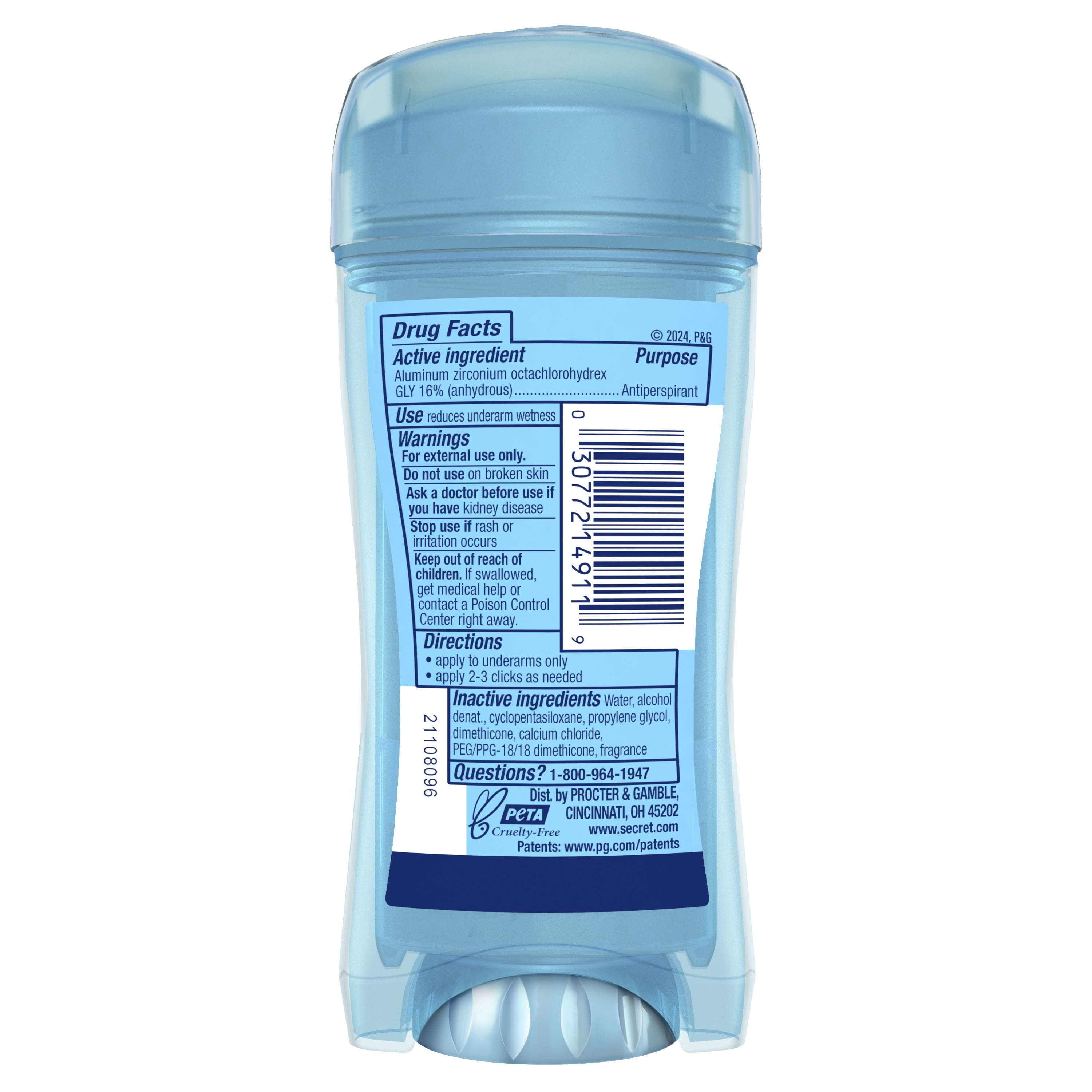 Fresh Clear Gel Antiperspirant &amp; Deodorant for Women, Mountain Air, 2.6oz