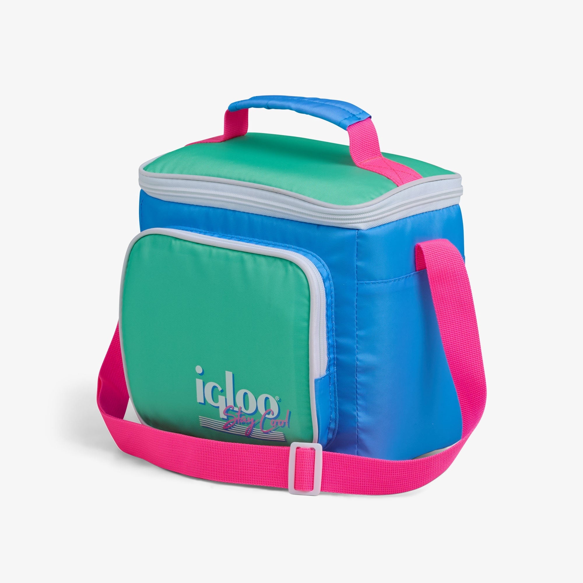 9 Can Capacity Retro Square Lunch Bag Cooler, Yellow