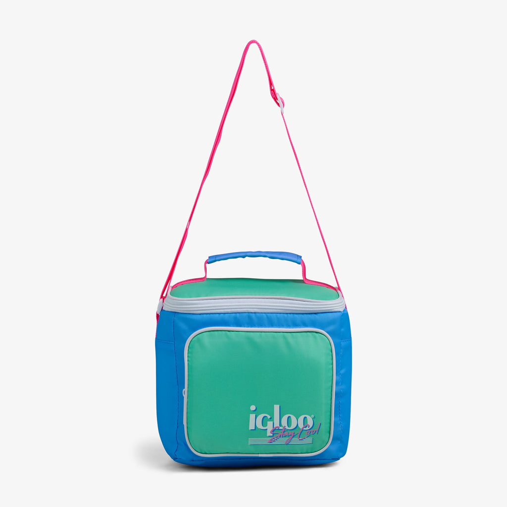 9 Can Capacity Retro Square Lunch Bag Cooler, Yellow