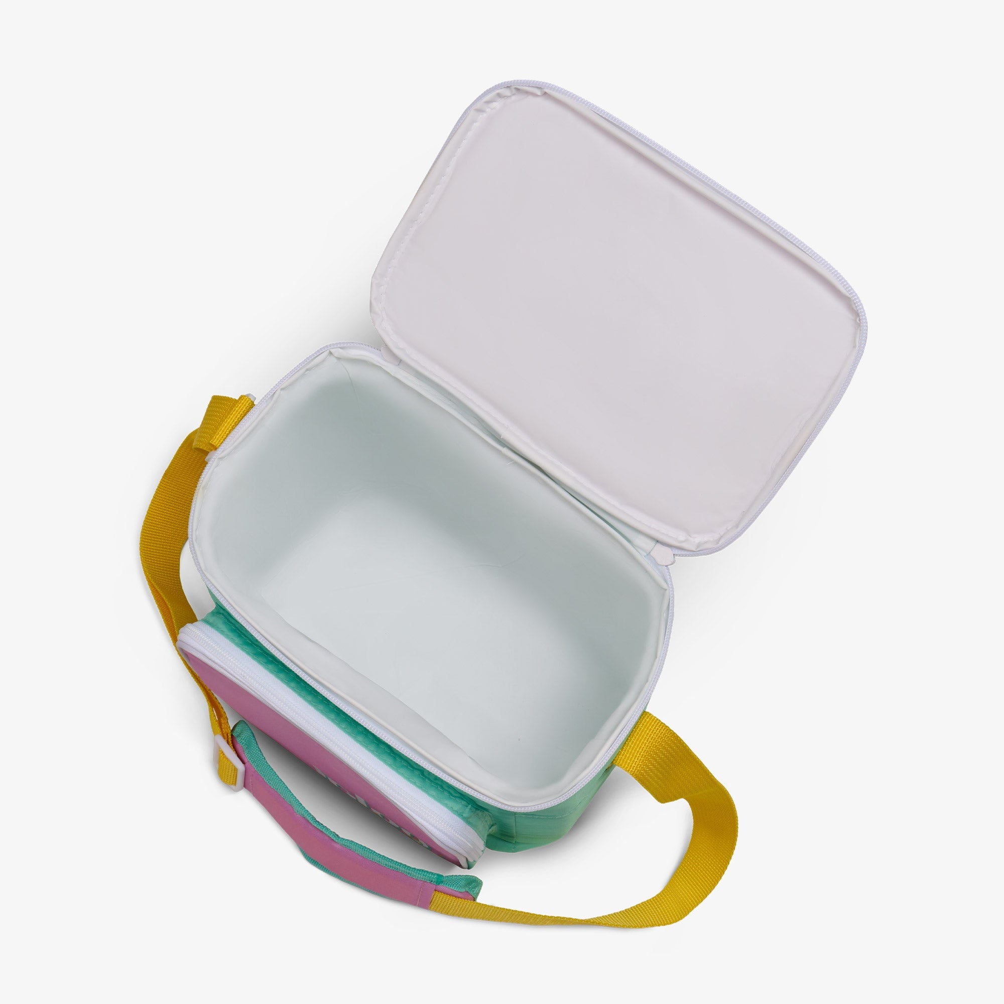 9 Can Capacity Retro Square Lunch Bag Cooler, Yellow
