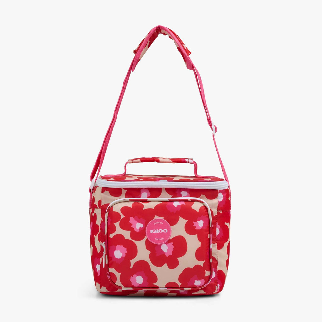 9 Can Capacity Retro Square Lunch Bag Cooler, Yellow