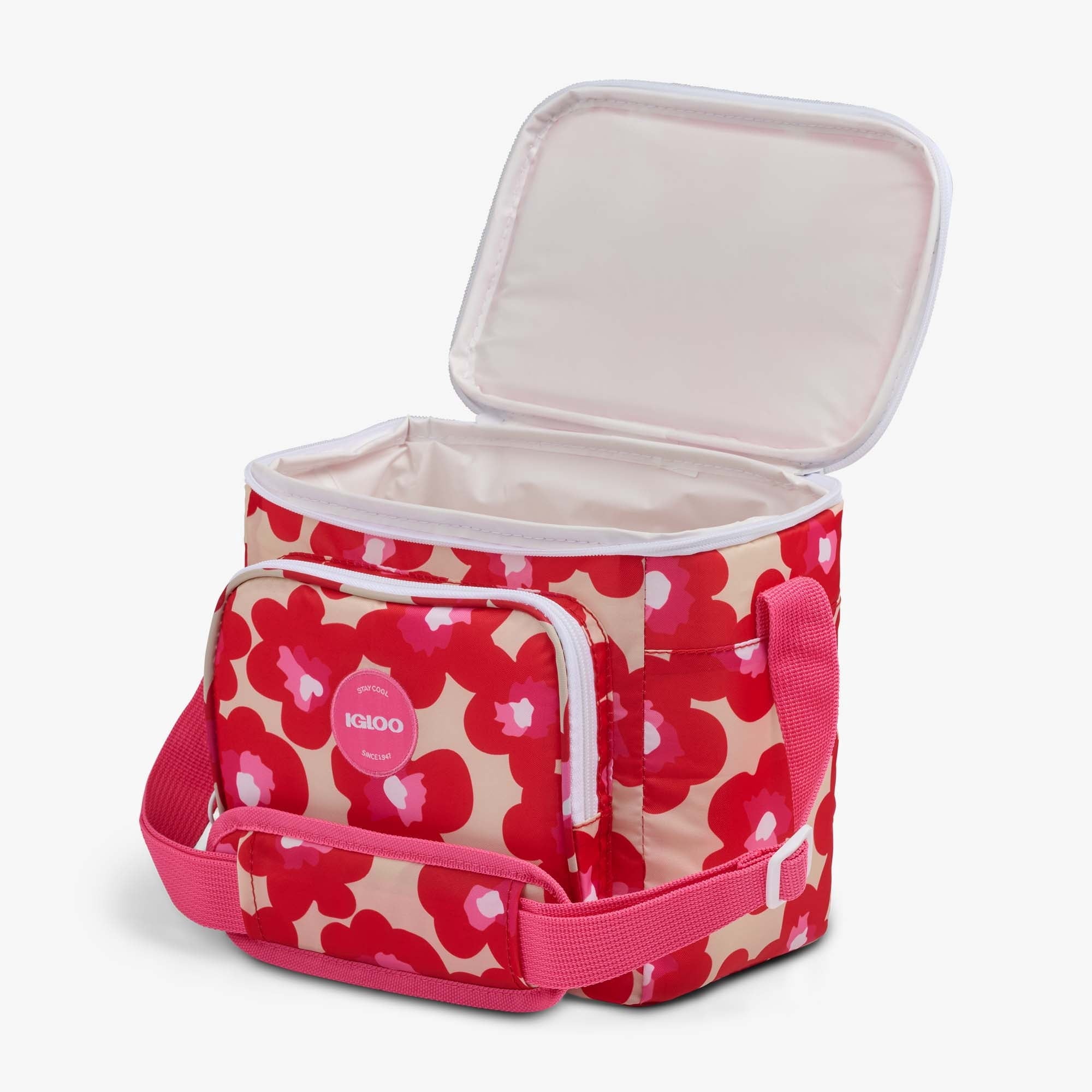 9 Can Capacity Retro Square Lunch Bag Cooler, Yellow