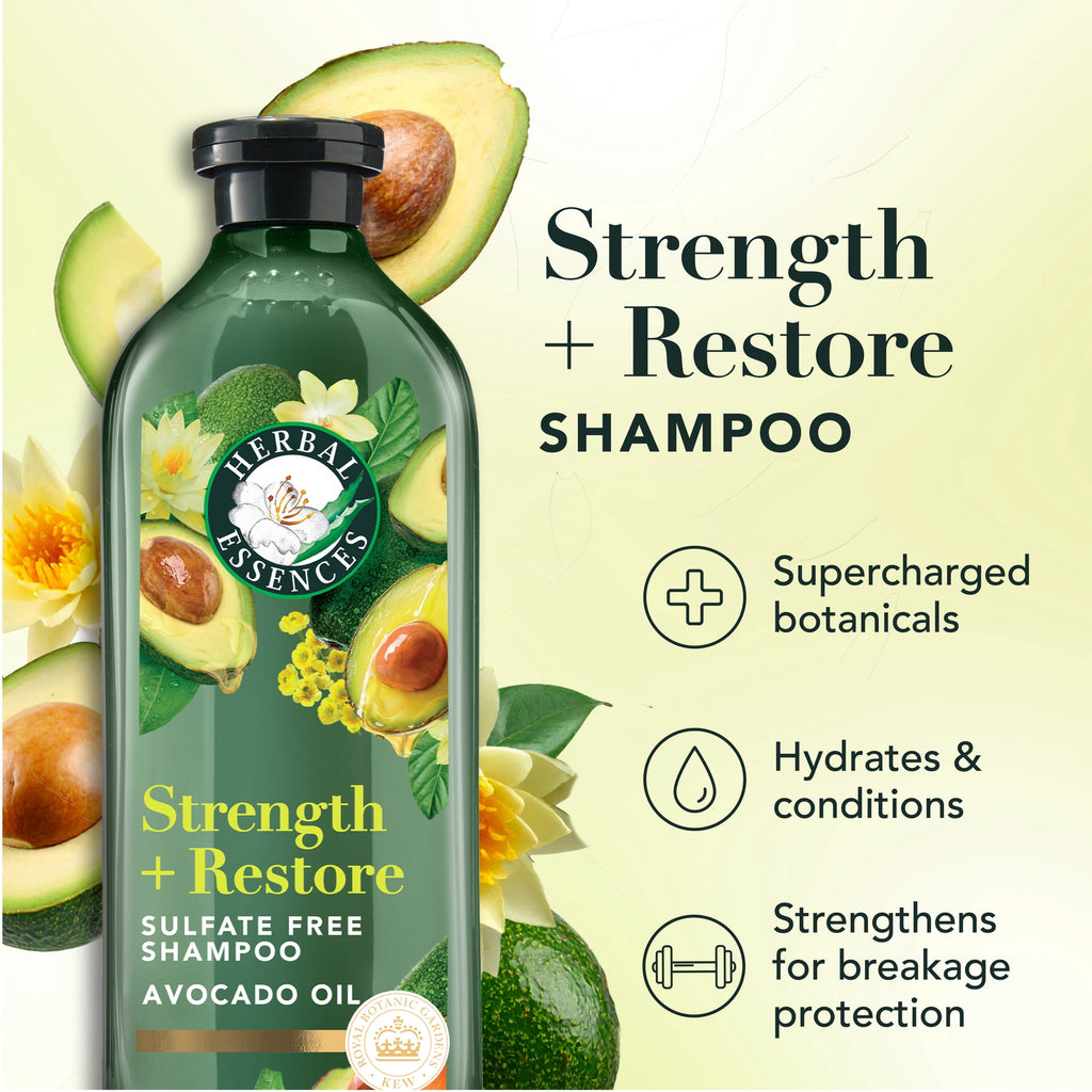 Strength + Restore Avocado Sulfate-Free Shampoo - 13.5 fl oz