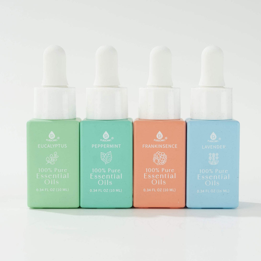 100% Pure Natural Essence Essential Oils – Healing Power with Eucalyptus, Frankincense, Lavender, and Peppermint