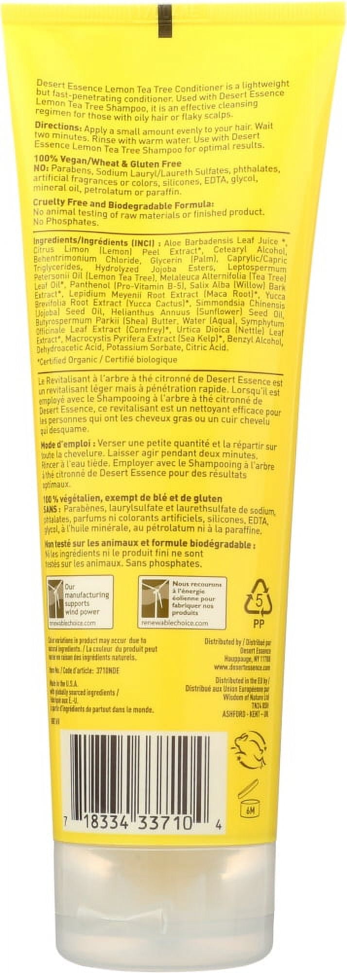 Conditioner, Lemon Tea Tree, 8 fl oz (237 ml)