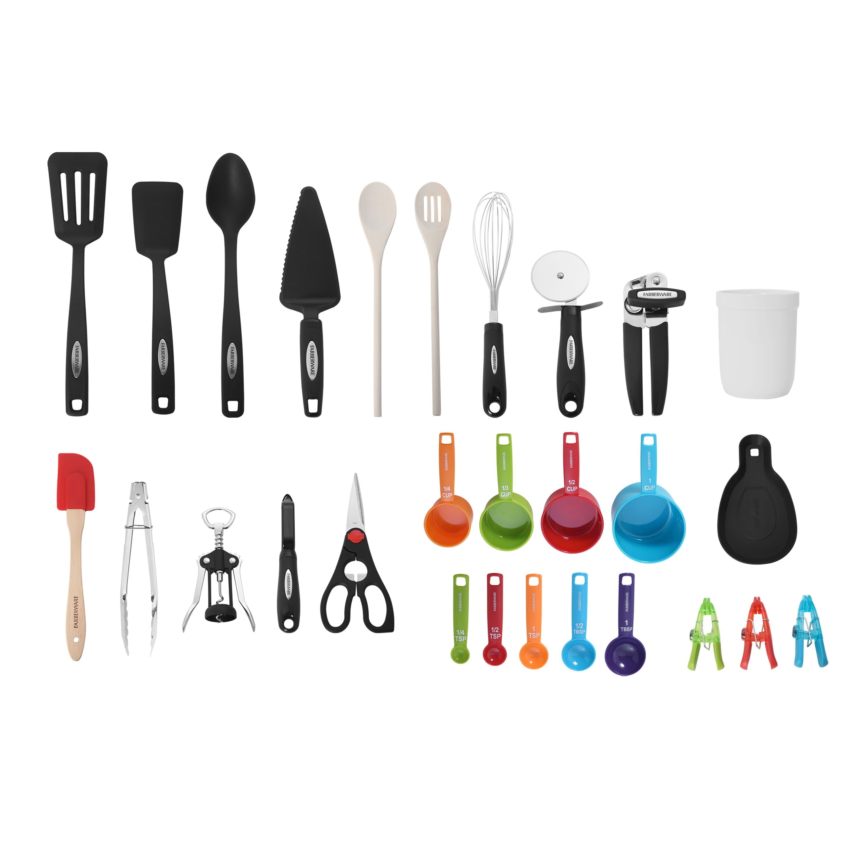 28-Piece Kitchen Utensil &amp; Gadget Set, Multicolor