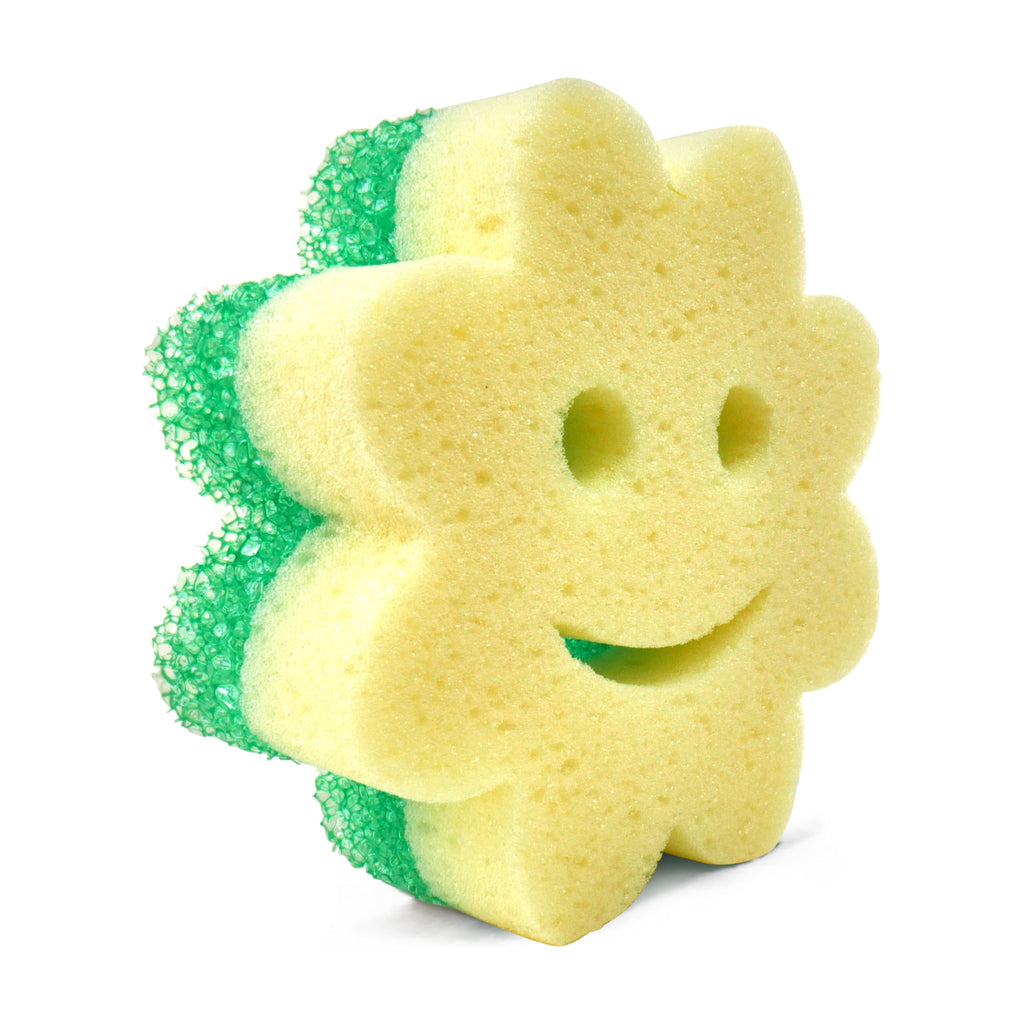 Scrub Mommy Power Flower Dual-Sided Cleaning Sponges, 3 Count