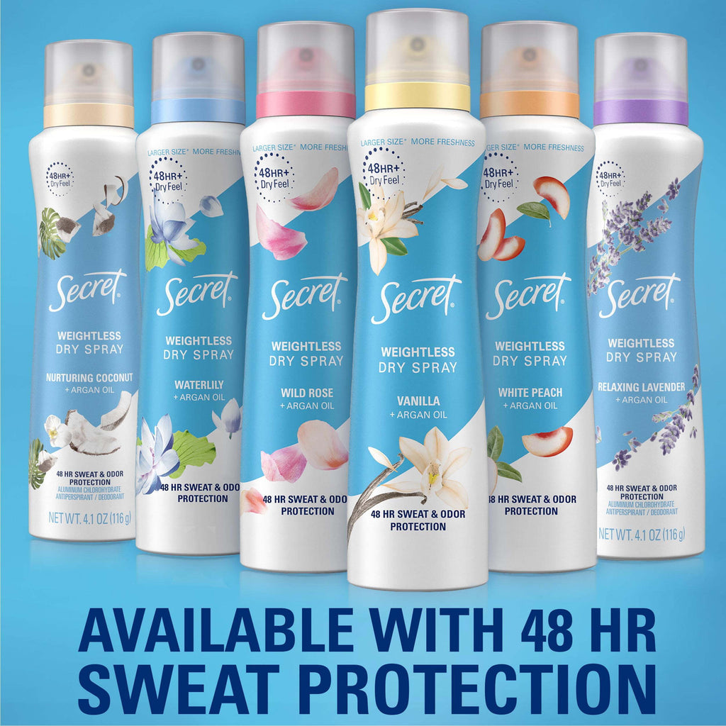 Aluminum Free Dry Spray Women's Deodorant, Midnight Jasmine, 4.1 oz