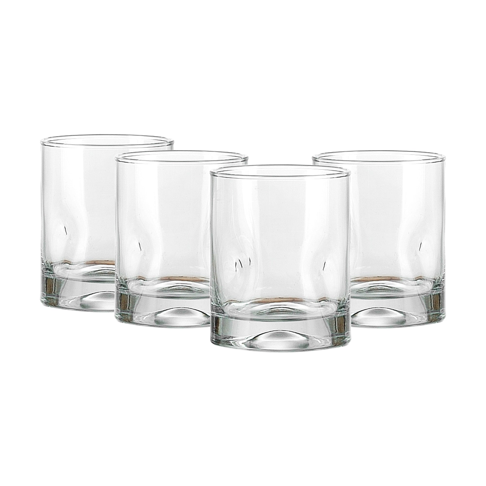 Better Homes &amp; Gardens Lyra Glass Drinkware Set, 12.5 oz, 4-Piece