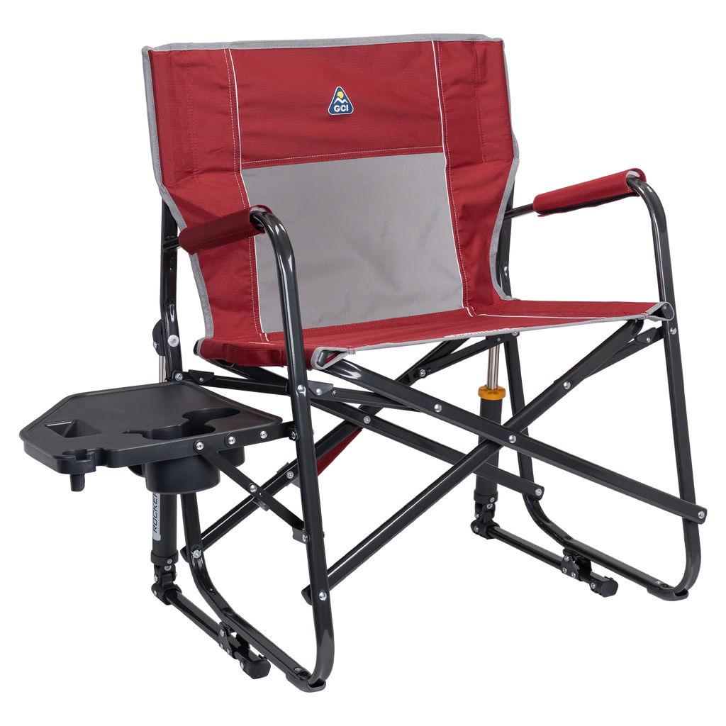 Freestyle Rocker XL with Side Table, Cinnamon, Table Out Front