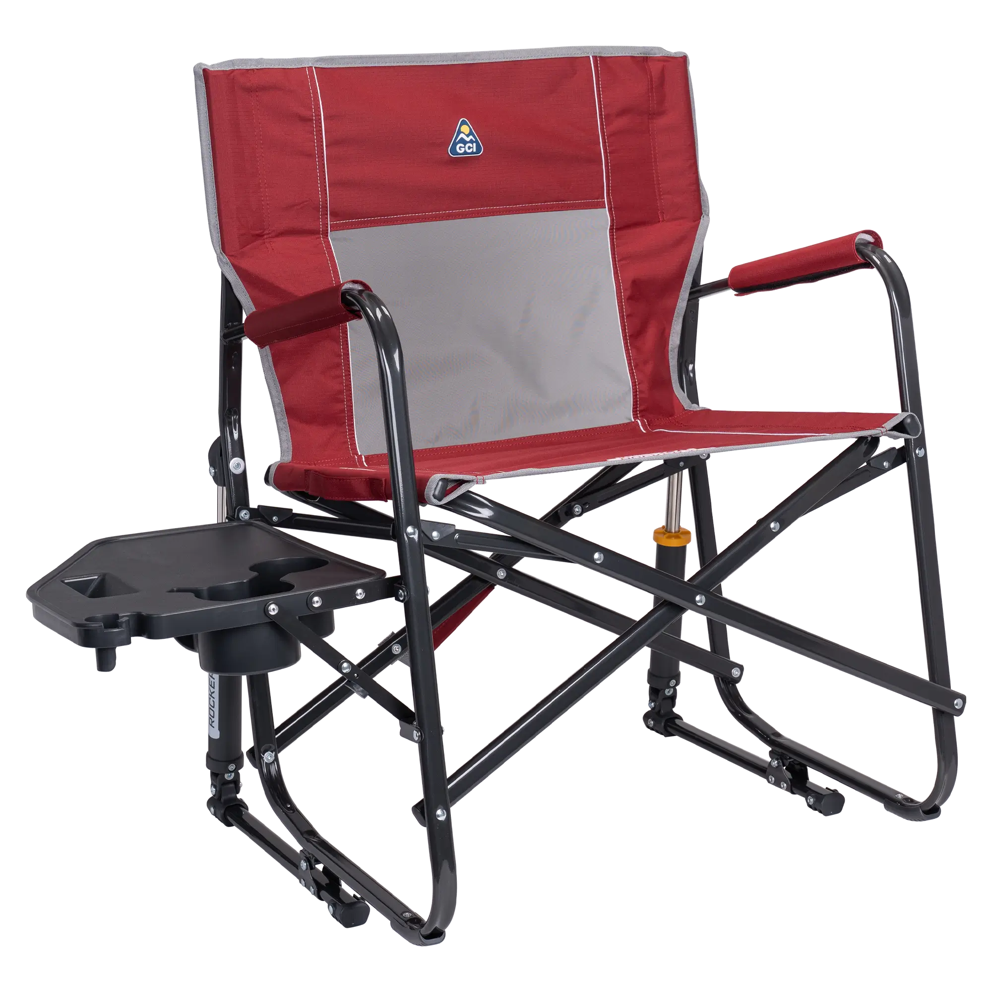Freestyle Rocker XL with Side Table, Cinnamon, Table Out Front