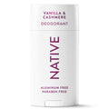 Aluminum Free Deodorant For Women, 72 Hour Solid Deodorant Stick, Vanilla &amp; Cashmere, 2.65oz