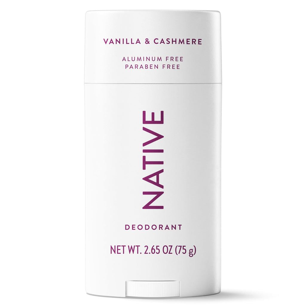 Aluminum Free Deodorant For Women, 72 Hour Solid Deodorant Stick, Vanilla &amp; Cashmere, 2.65oz