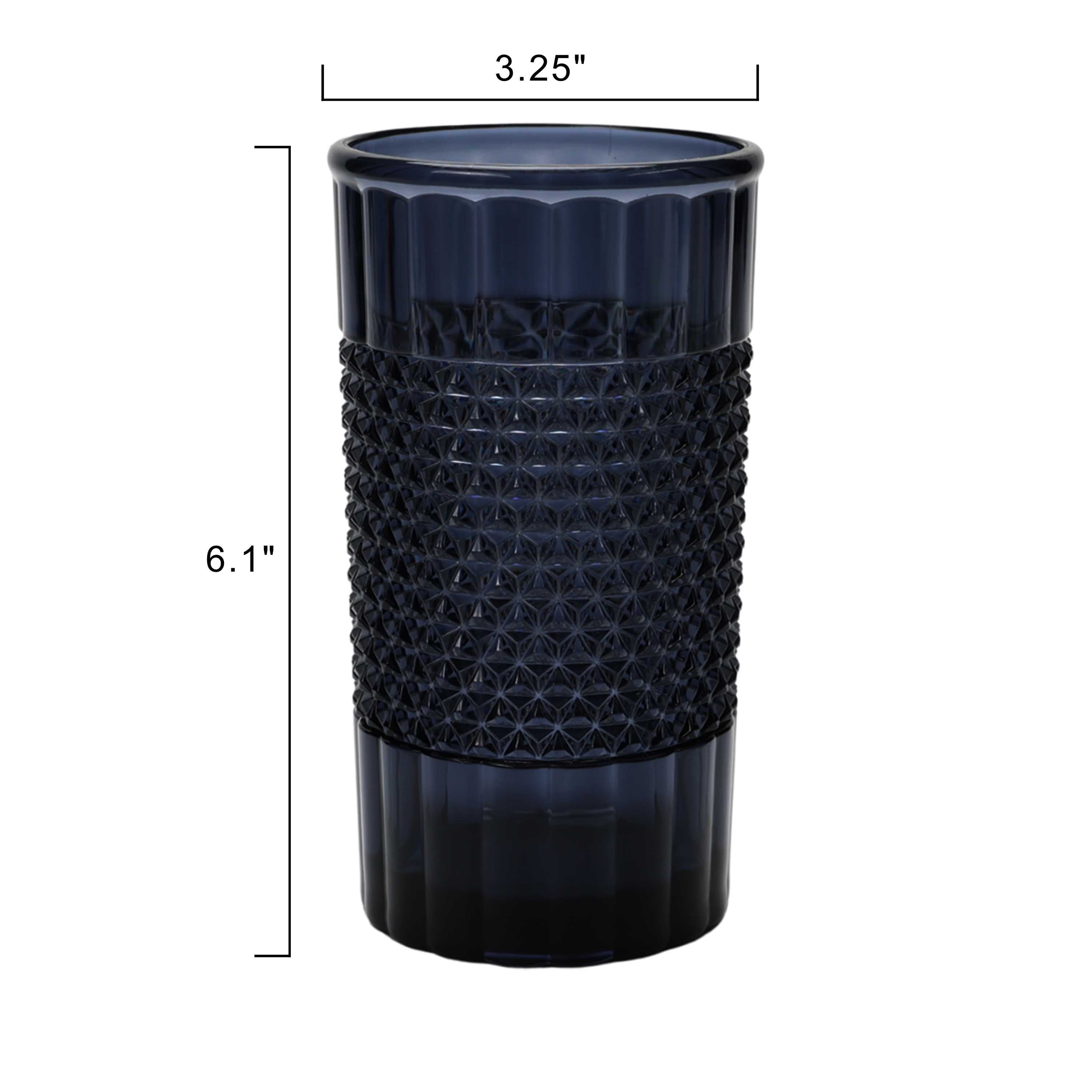 20 oz Tall Acrylic Diamond Texture Tumbler, Blue
