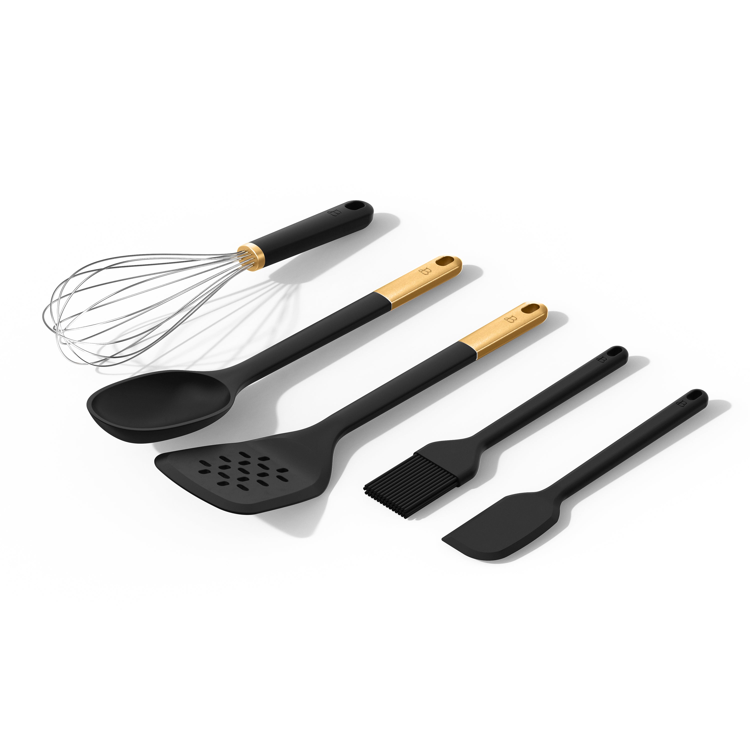 5-Piece Kitchen Tool Set, Porcini Taupe by Drew Barrymore