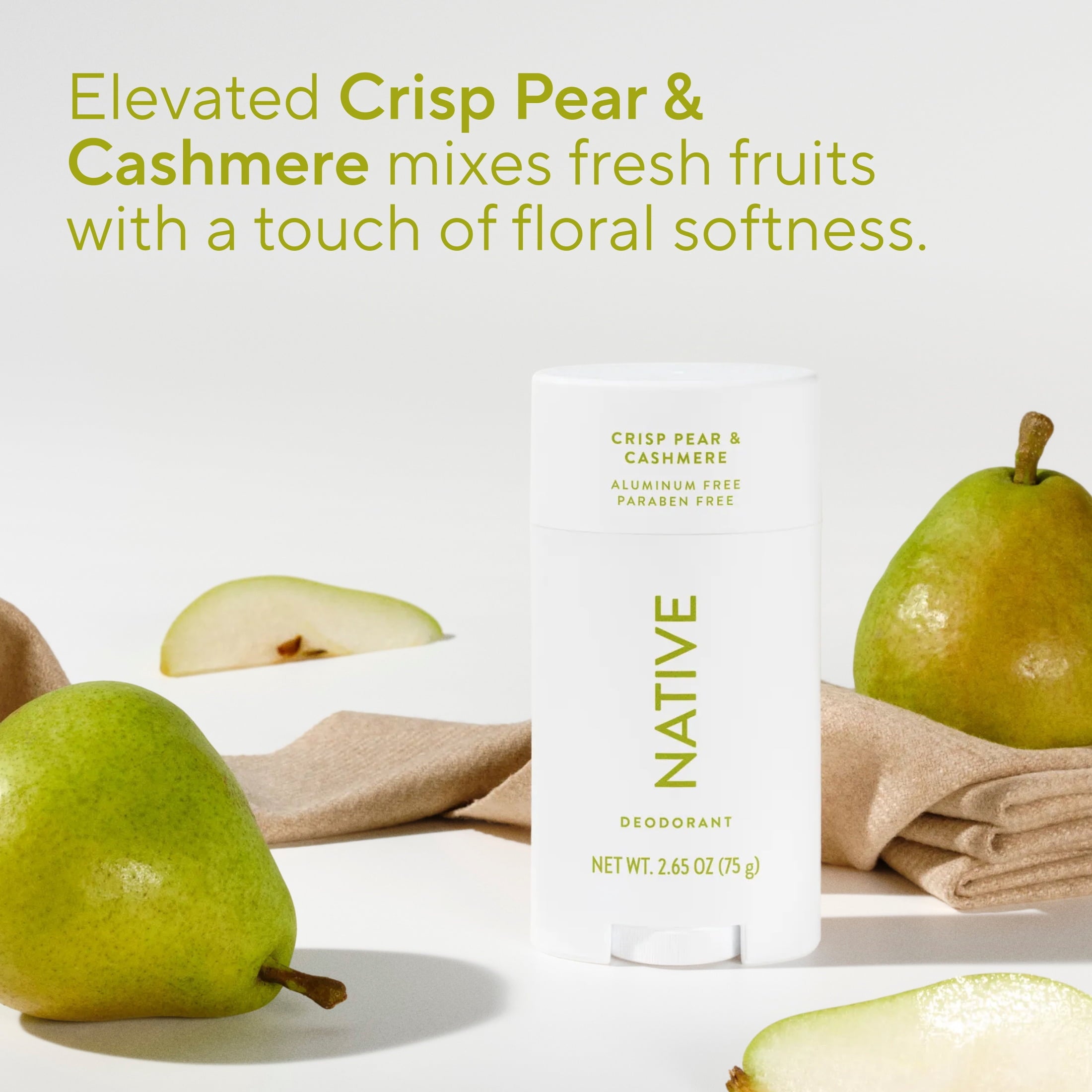 Deodorant Crisp Pear &amp; Cashmere, 2.65oz