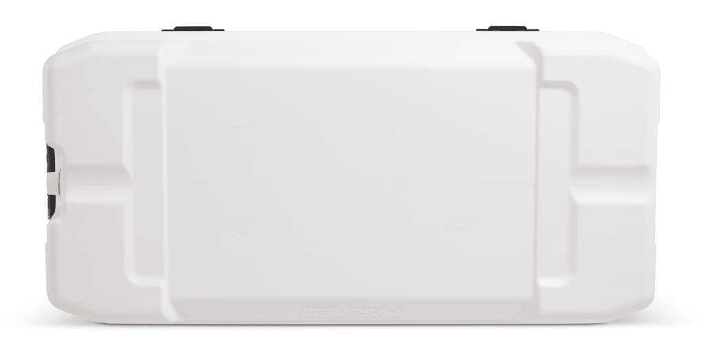 100 QT Latitude Marine Ultra Hard-Sided Cooler, White and Moonscape Gray