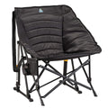 Puff Rocker, Black, Front Right Angle