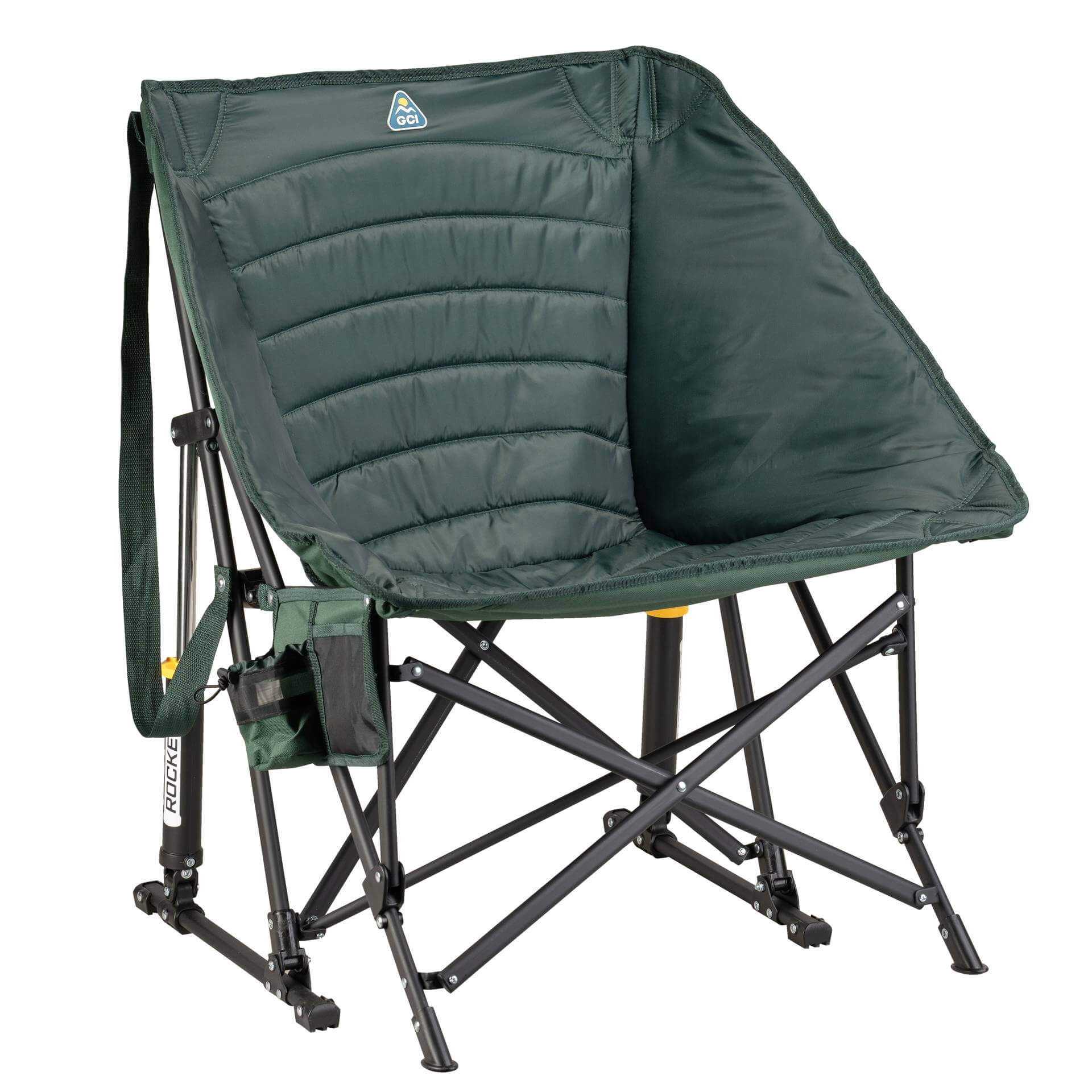 Puff Rocker, Hunter, Front Right Angle