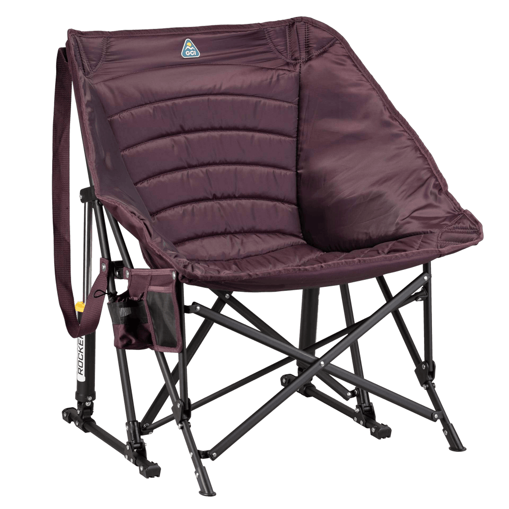 Puff Rocker, Amethyst, Front Right Angle