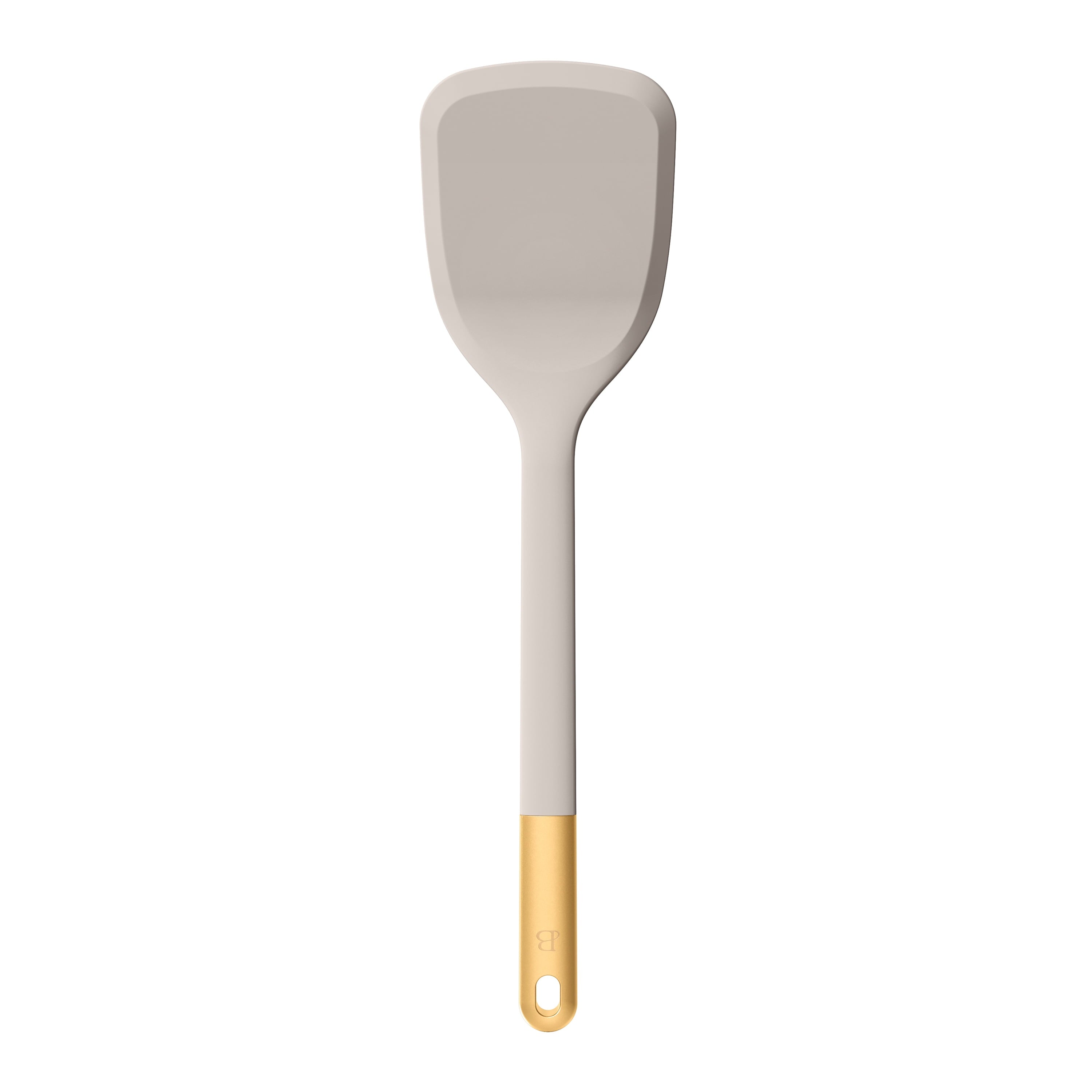 3-Piece Silicone Kitchen Utensil Tool Set, Porcini Taupe by Drew Barrymore