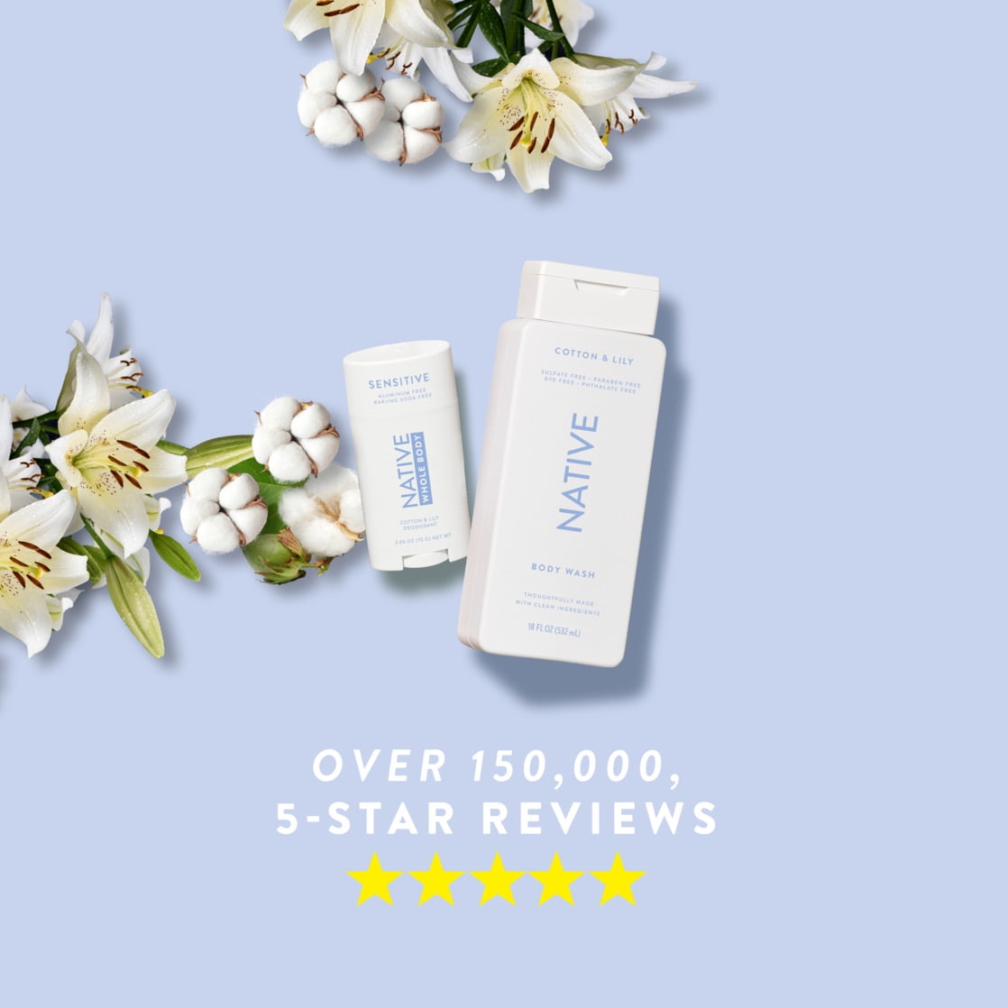 Body Wash, Coconut &amp; Vanilla, Sulfate Free, Naturally Derived Ingredients, 24hr Freshness, for Women &amp; Men, 18 fl oz