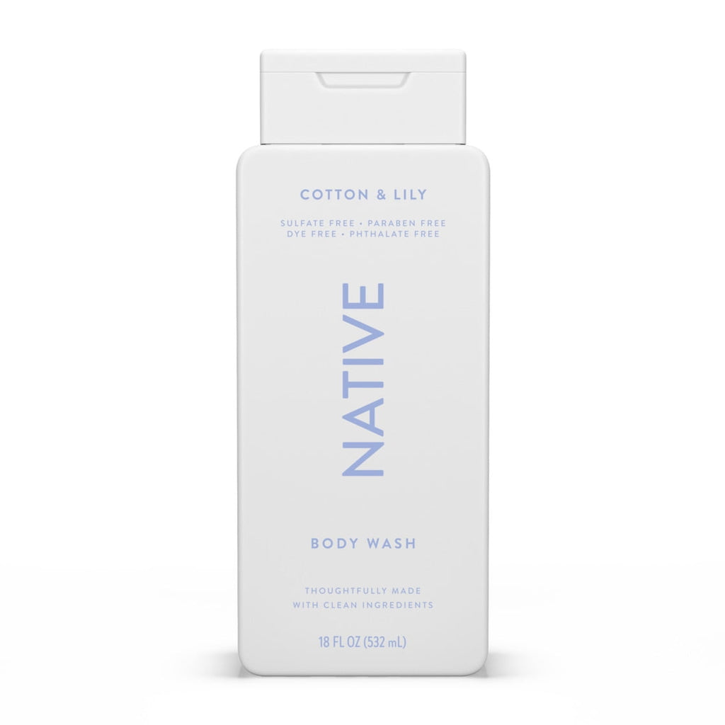 Body Wash, Coconut &amp; Vanilla, Sulfate Free, Naturally Derived Ingredients, 24hr Freshness, for Women &amp; Men, 18 fl oz