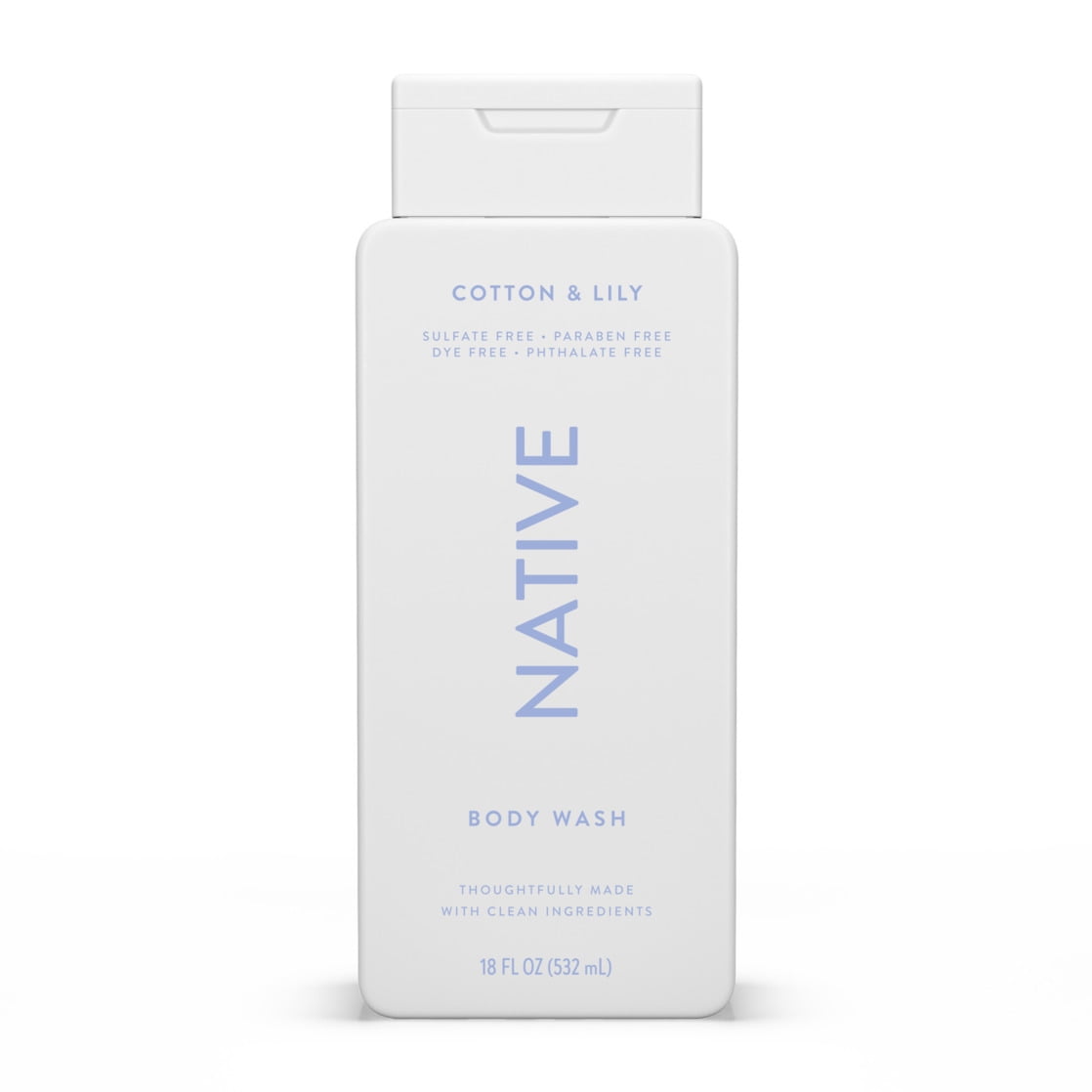 Body Wash, Coconut &amp; Vanilla, Sulfate Free, Naturally Derived Ingredients, 24hr Freshness, for Women &amp; Men, 18 fl oz