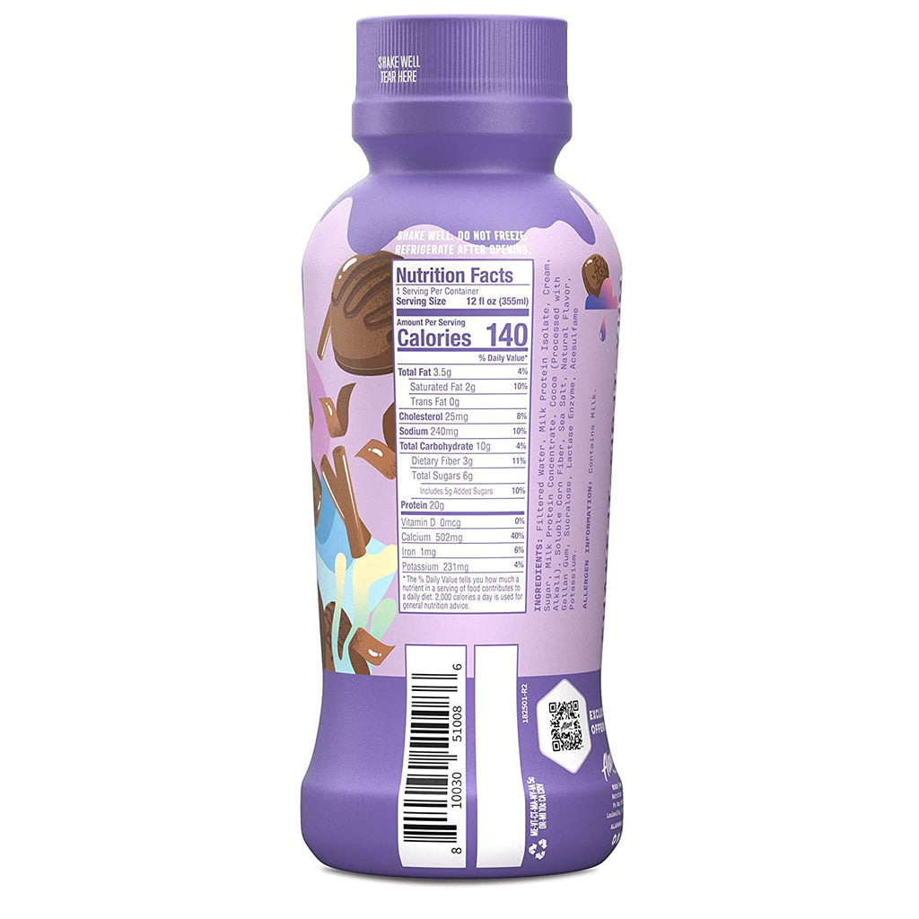 Fit 20g Protein, 140 Calories, Lactose Free, Gluten Free, Chocolate 12 Fl Oz